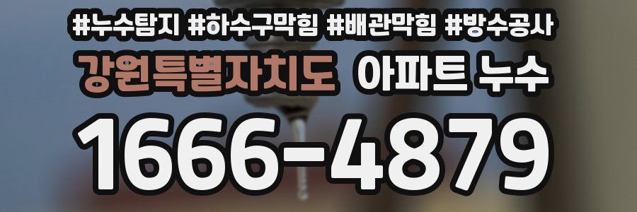 강원특별자치도 아파트 누수