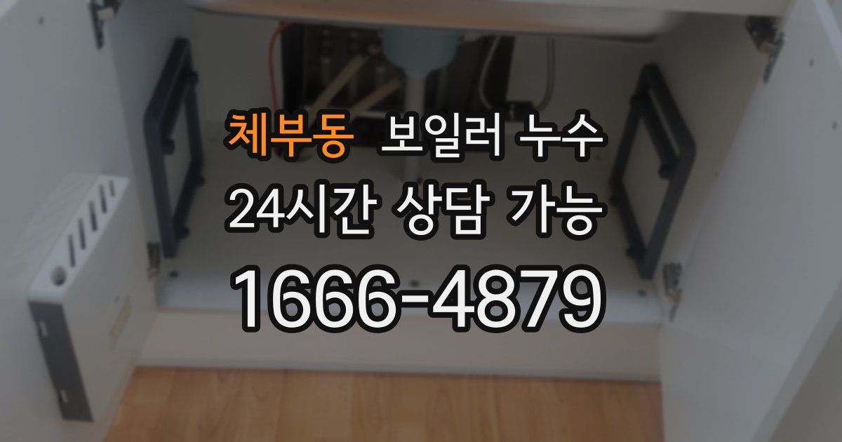 체부동 보일러 누수