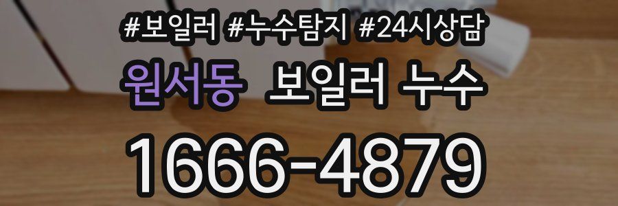 원서동 누수탐지