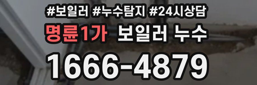 명륜1가 누수탐지