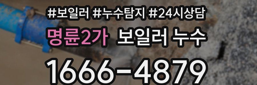 명륜2가 누수탐지