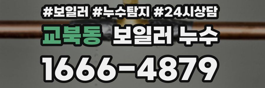 교북동 누수탐지