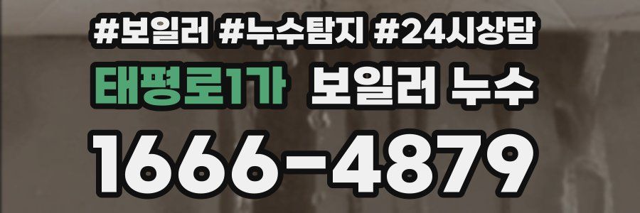 태평로1가 누수탐지