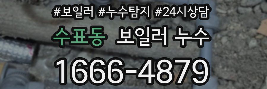 수표동 누수탐지