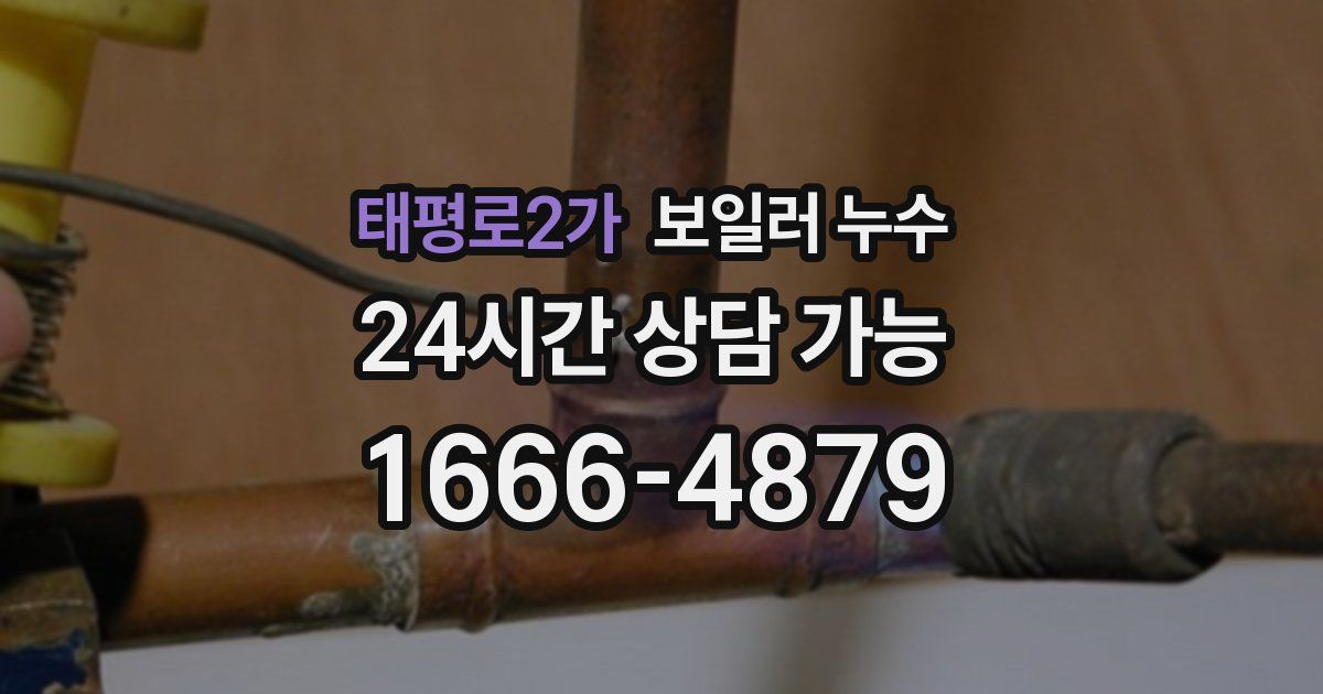 태평로2가 보일러 누수