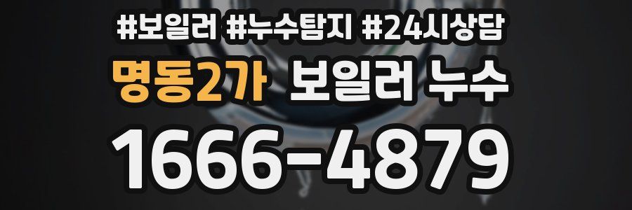 명동2가 누수탐지