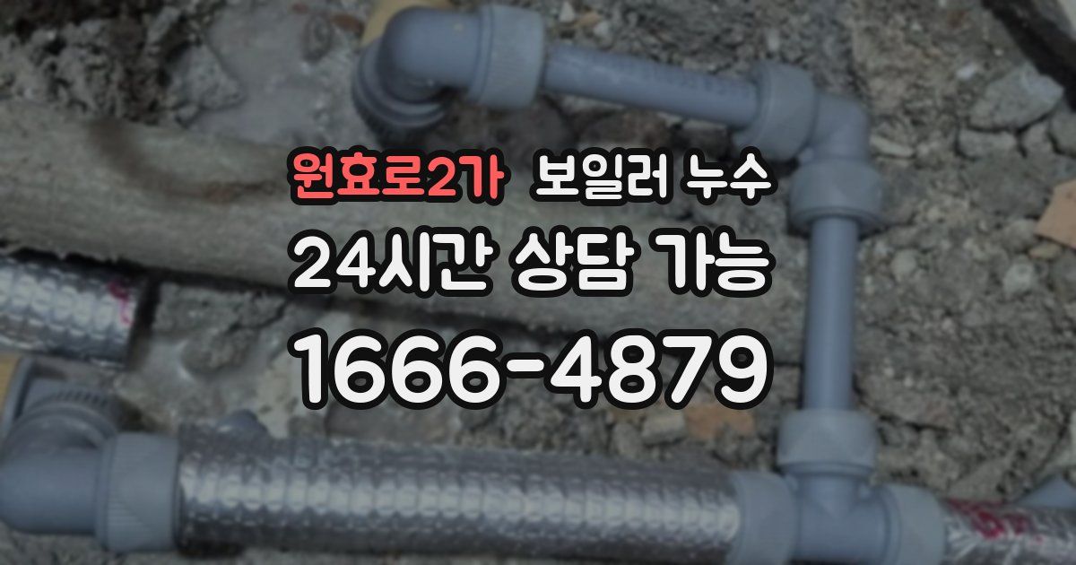 원효로2가 보일러 누수
