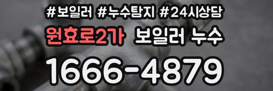 원효로2가 누수탐지