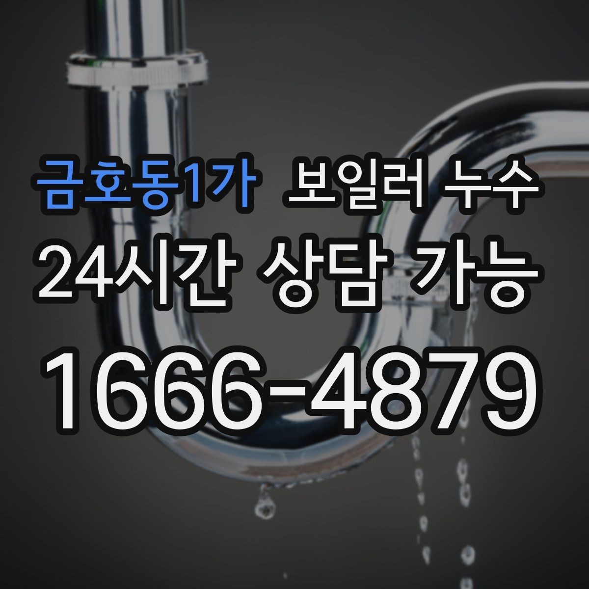 금호동1가 보일러 누수 보일러실만 젖는 경우 점검 포인트