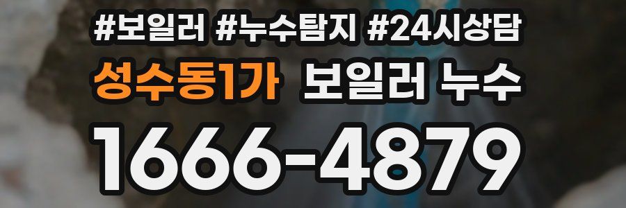 성수동1가 누수탐지