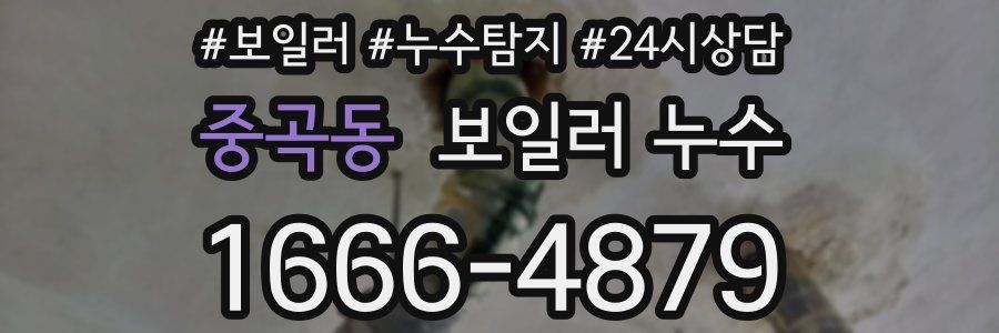 중곡동 누수탐지