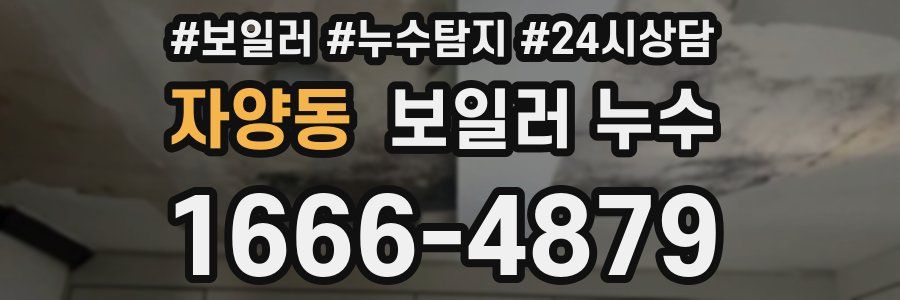 자양동 누수탐지