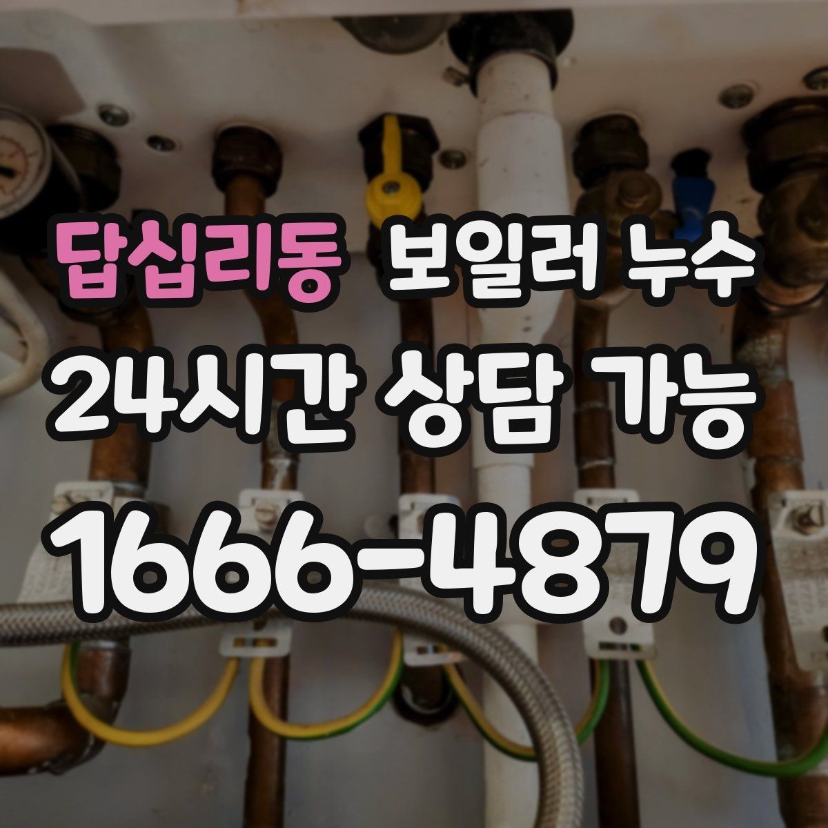 답십리동 보일러 누수 사진 한 장으로도 방향이 잡힙니다