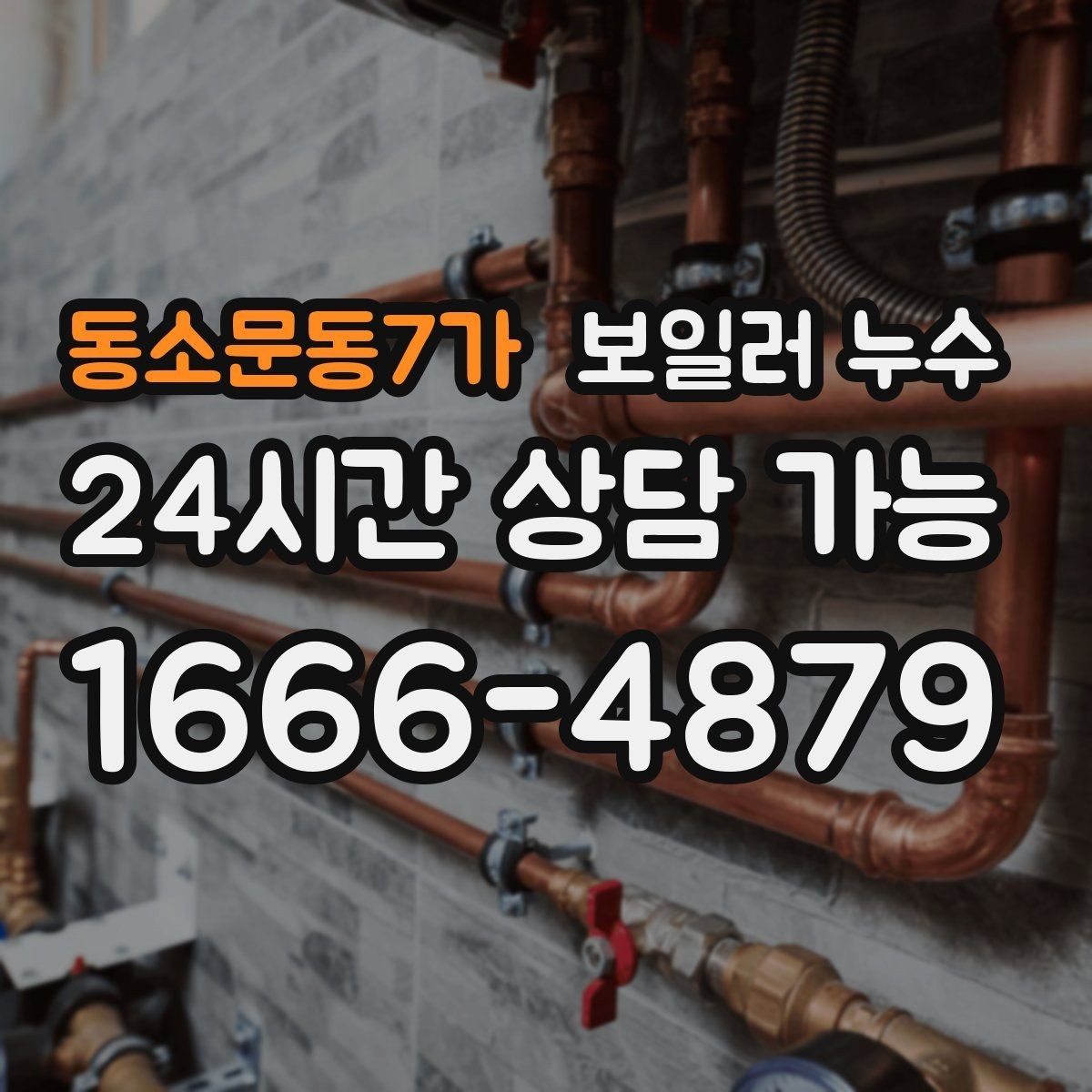 동소문동7가 보일러 누수 오래 비운 집에서 냄새가 날 때