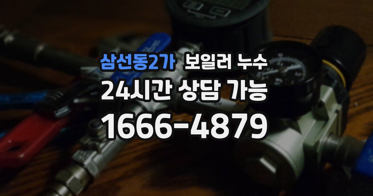 삼선동2가 보일러 누수