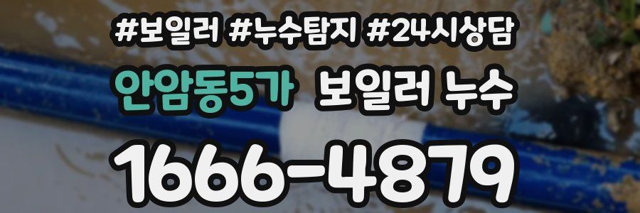 안암동5가 누수탐지
