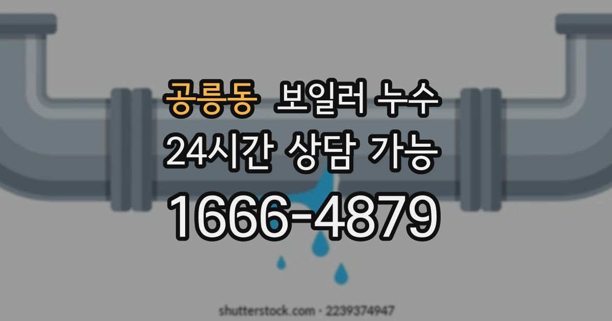 공릉동 보일러 누수