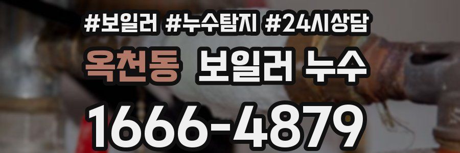 옥천동 누수탐지