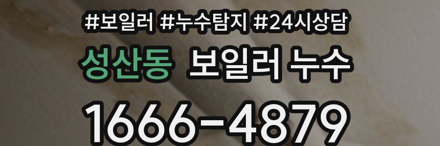 성산동 누수탐지