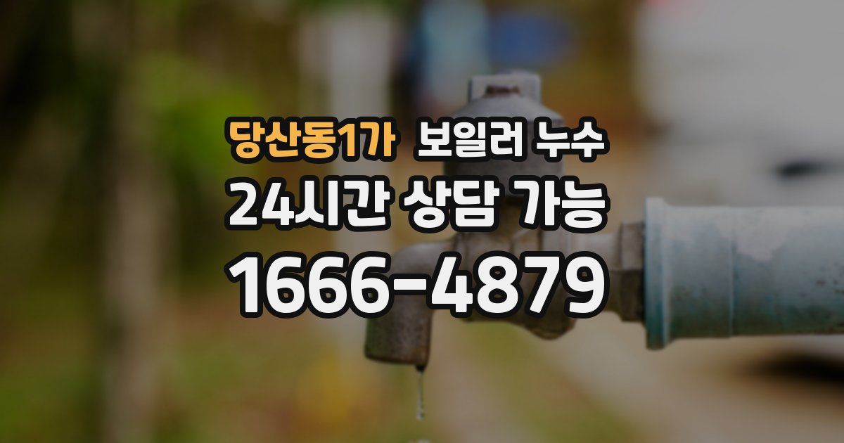 당산동1가 보일러 누수