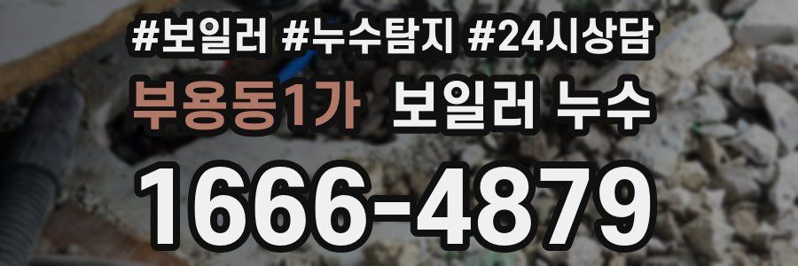 부용동1가 누수탐지