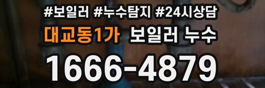 대교동1가 누수탐지