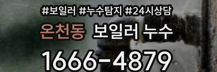 온천동 누수탐지