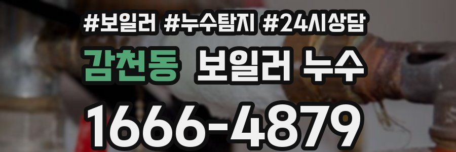 감천동 누수탐지