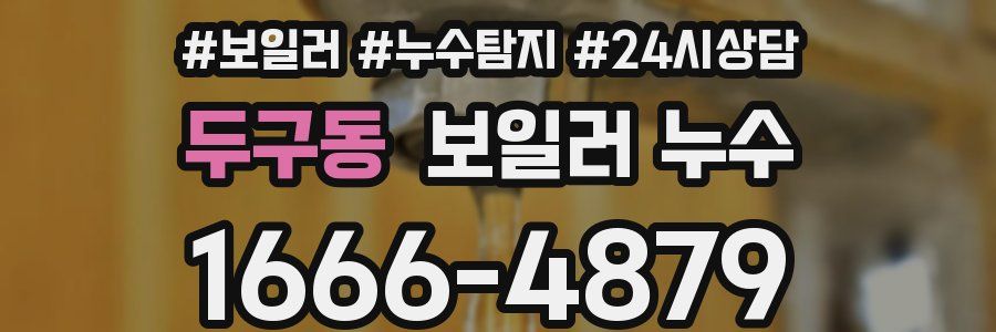 두구동 누수탐지