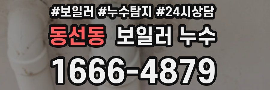 동선동 누수탐지