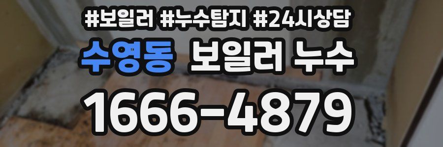 수영동 누수탐지