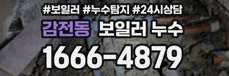 감전동 누수탐지