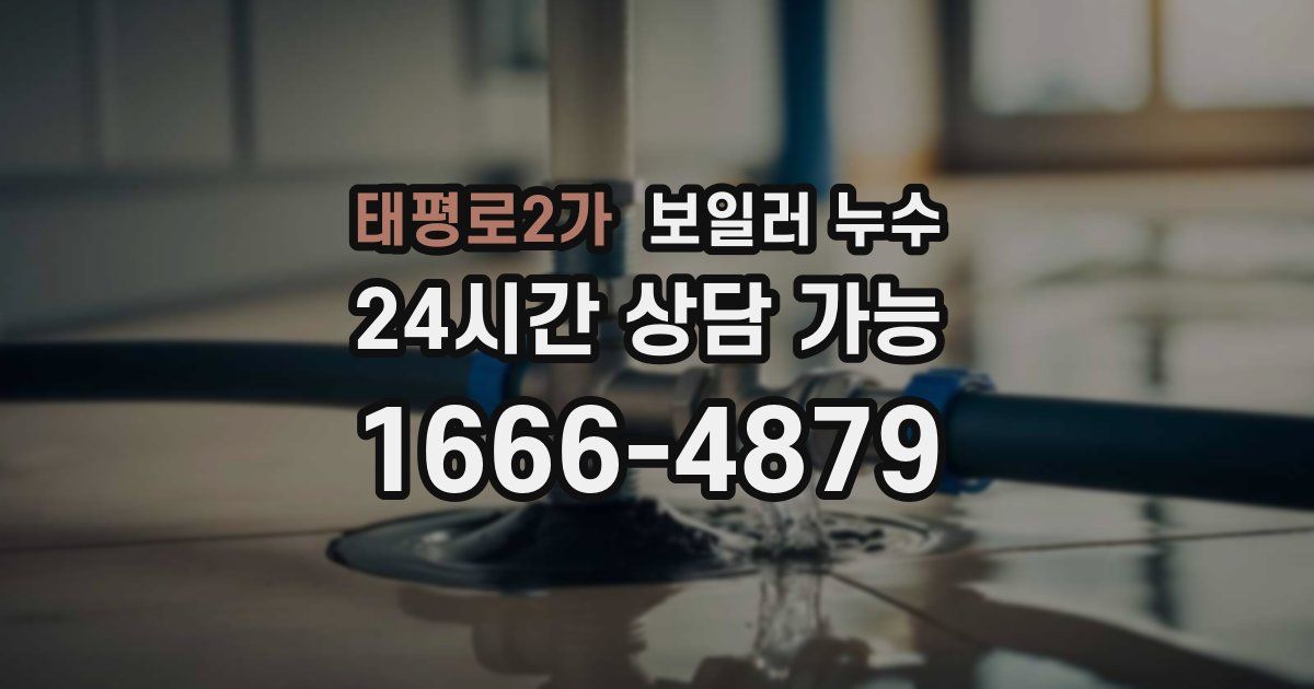 태평로2가 보일러 누수