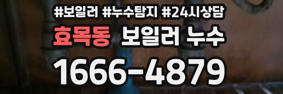 효목동 누수탐지