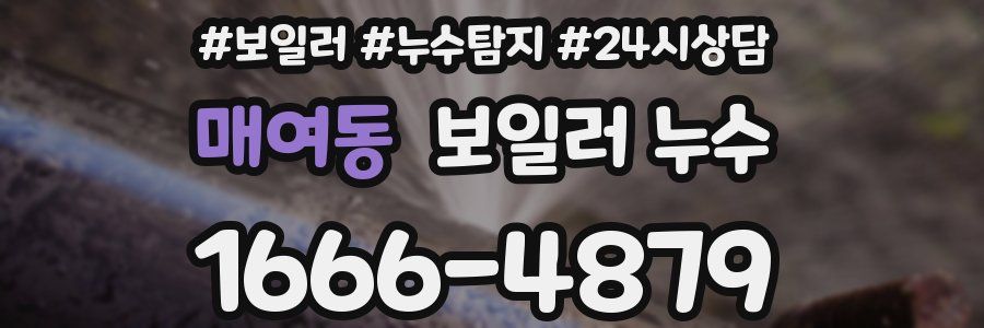 매여동 누수탐지
