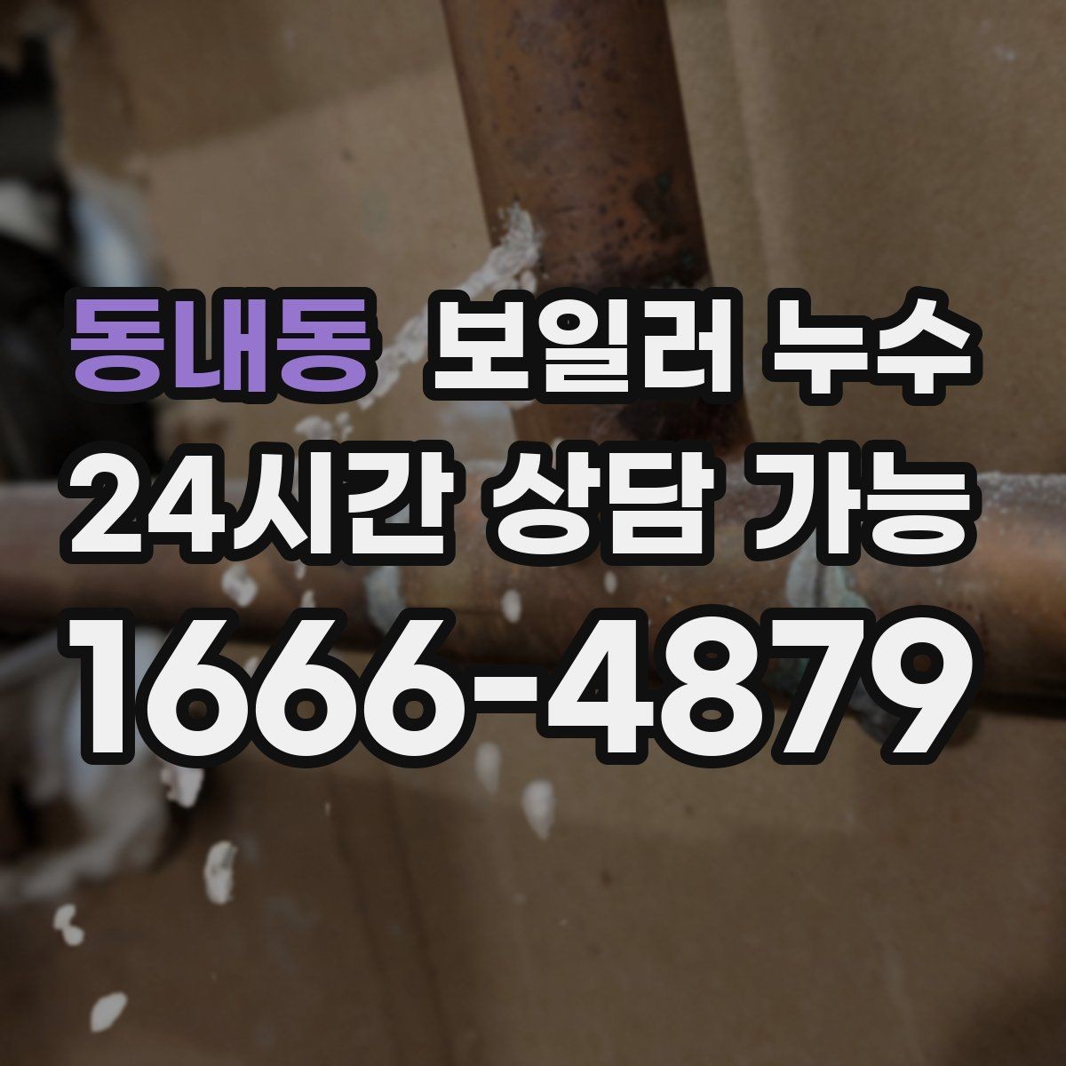 동내동 보일러 누수 거실보다 방이 더 눅눅할 때 원인