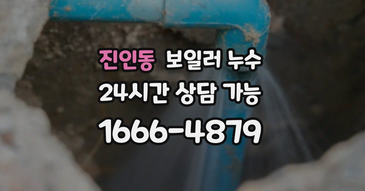 진인동 보일러 누수