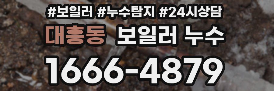 대흥동 누수탐지