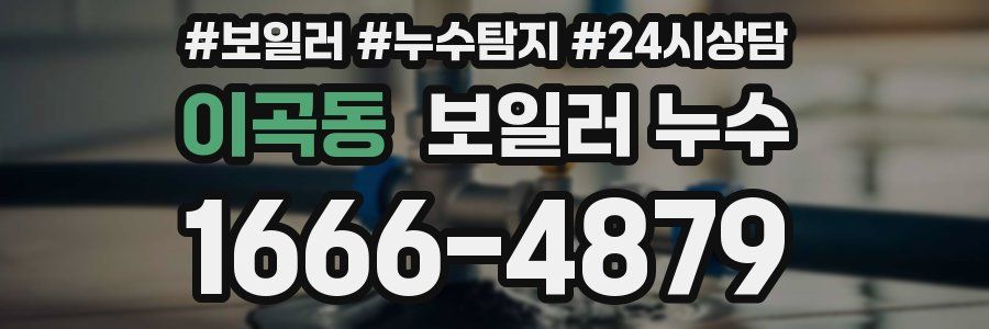 이곡동 누수탐지