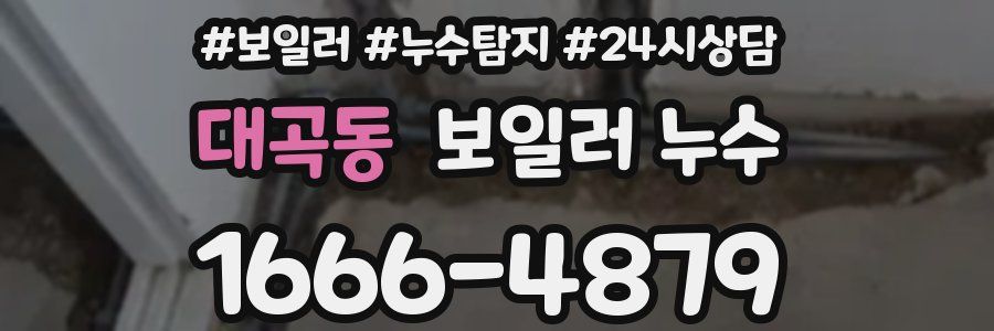 대곡동 누수탐지