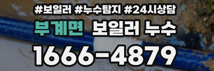 부계면 누수탐지