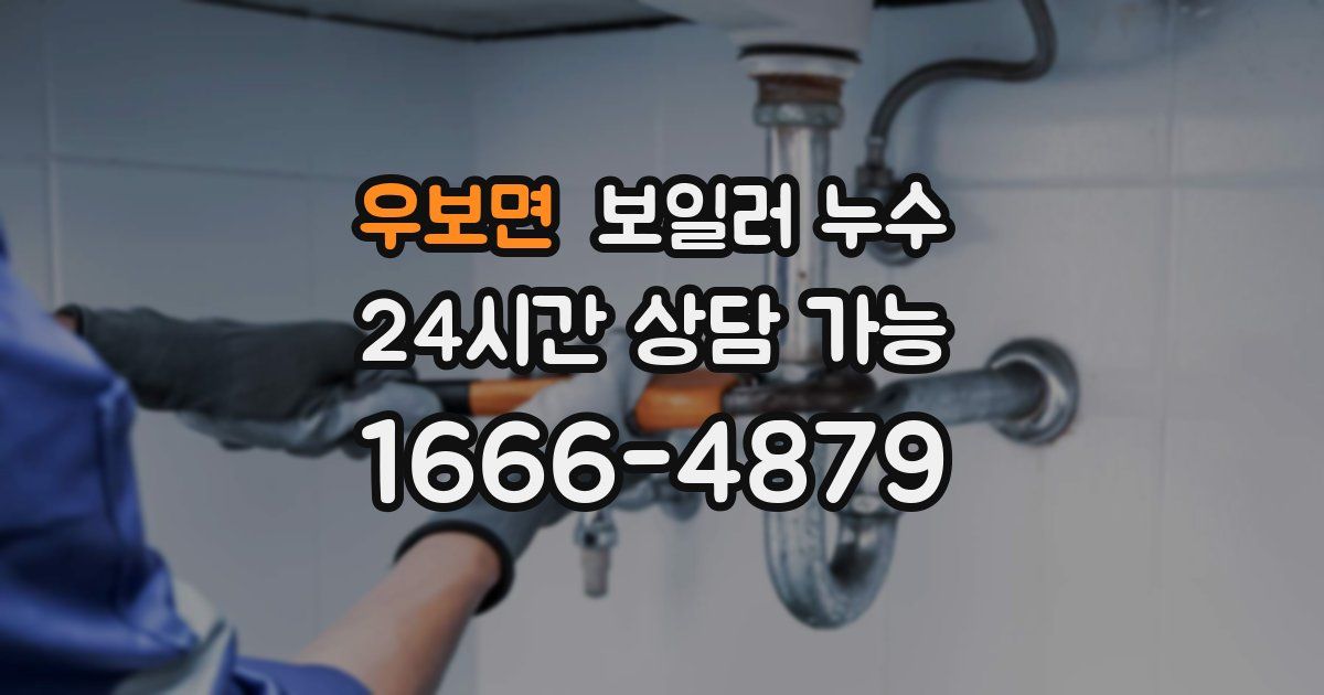 우보면 보일러 누수
