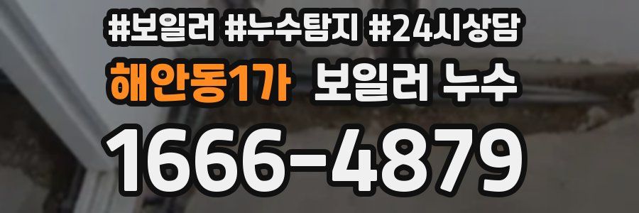 해안동1가 누수탐지