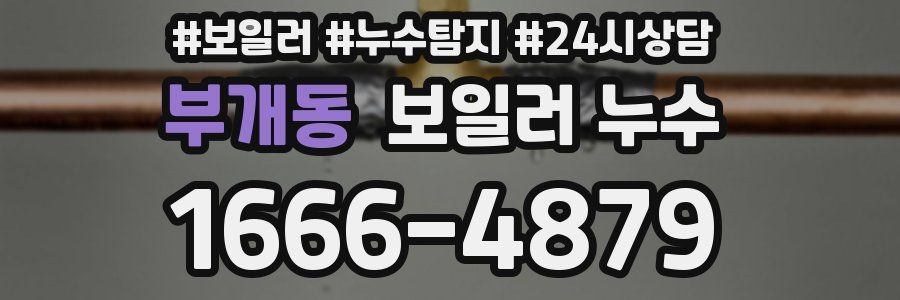 부개동 누수탐지