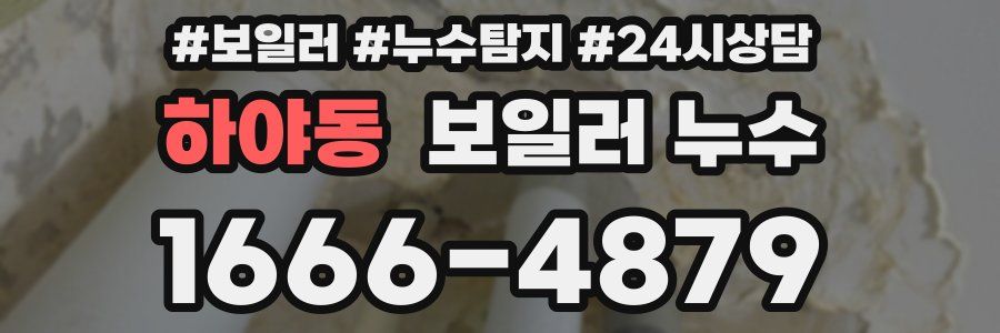 하야동 누수탐지