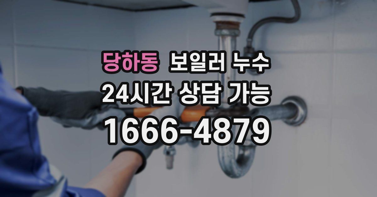 당하동 보일러 누수