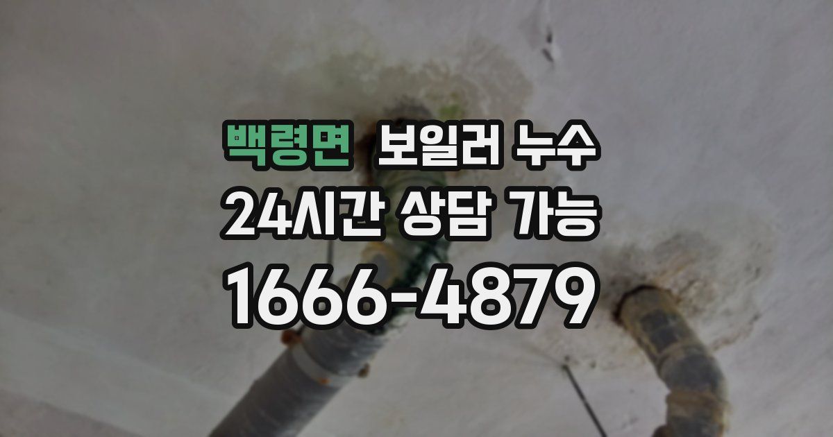 백령면 보일러 누수