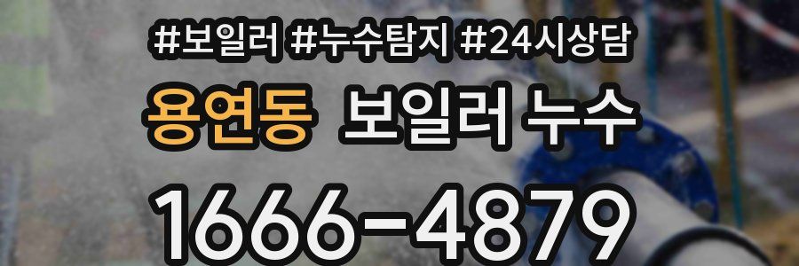 용연동 누수탐지