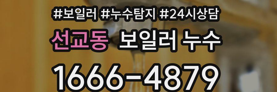 선교동 누수탐지