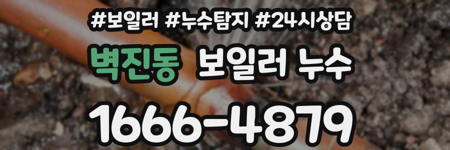 벽진동 누수탐지